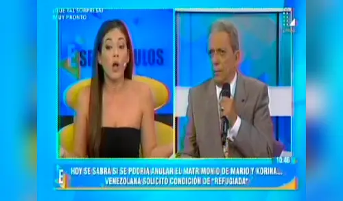 El abogado alzó la voz en más de una ocasión en pleno programa en vivo elpopular.pe