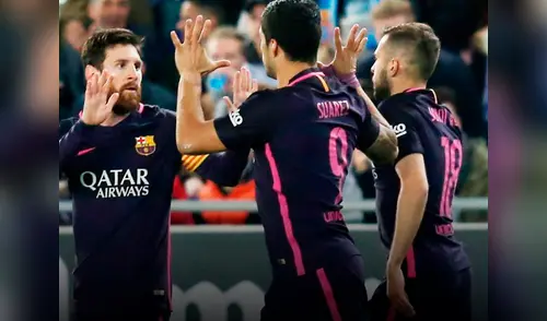 Barcelona celebra el triunfo elpopular.pe