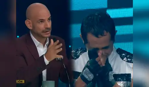 El imitador lloró delante de todos elpopular.pe