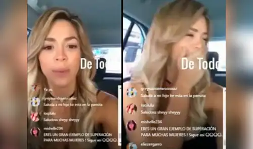 La rubia no evitó mostrar su rostro de sorpresa ante lo sucedido elpopular.pe
