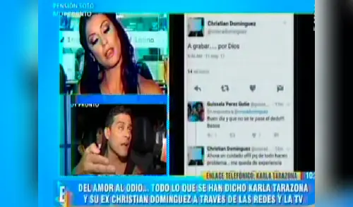 Christian y Karla continúan en pie de guerra elpopular.pe