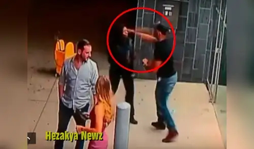 La mujer se acercó a reclamarle y recibió un fuerte puñete elpopular.pe