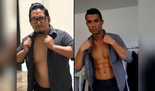 El imitador de Cristiano se está convirtiendo en una celebridad elpopular.pe