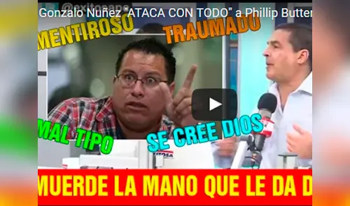 El periodista deportivo ya no aguantó más los comentarios de Phillip Butters elpopular.pe