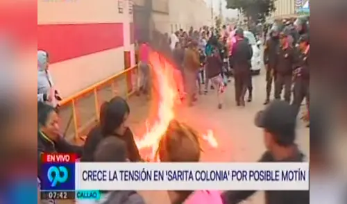 Tensión en el Callao por incidentes de violencia en el penal Sarita Colonia elpopular.pe