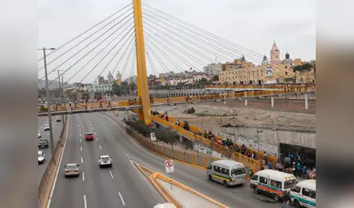 Refuerzan las bases del puente Rayito de Sol elpopular.pe