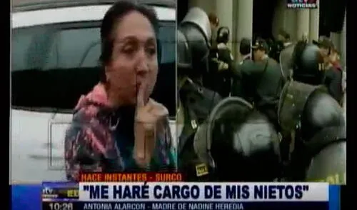 Madre de Nadine Heredia envió un mensaje de aliento a su hija elpopular.pe