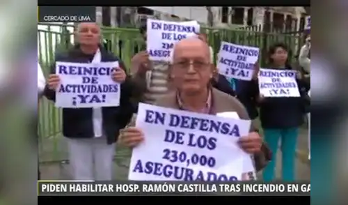 Trabajadores del hospital Castilla exigen su reapertura tras incendio en las Malvinas elpopular.pe