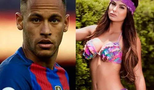 Neymar no se esperó que le gritaran el nombre de la modelo peruana elpopular.pe