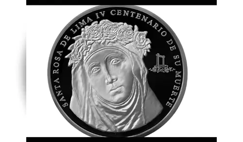 BCR emite moneda de plata por el IV Centenario de la Muerte de Santa Rosa elpopular.pe