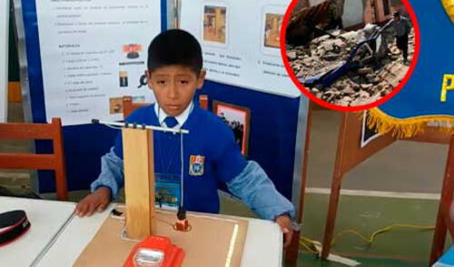 Niño descubre sistema antisísmico que sería implementado en Perú elpopular.pe