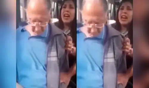 Publican video en YouTube de acoso sexual de anciano a pasajera elpopular.pe