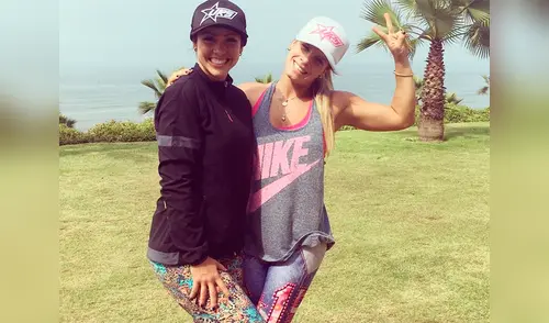 Paloma Fuiza y Alejandra Baigorria se ejercitan juntas elpopular.pe