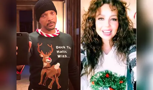 Will Smith y Thalía demostraron tener espíritu navideño intacto elpopular.pe