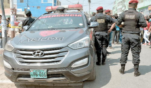 Delincuentes también golpearon a policía que los custodiaba. elpopular.pe