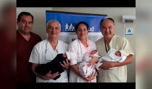 Fuertes y sanos nacieron trillizos en el Hospital Sabogal de EsSalud elpopular.pe