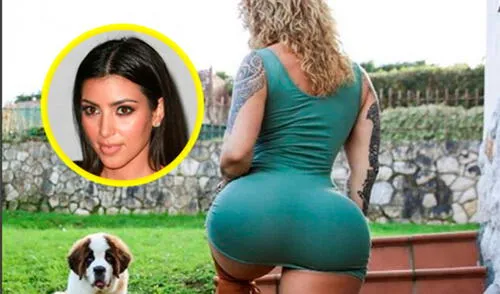 La entrenadora Victoria Lomba es conocida por ser la doble de Kim Kardahsian. ¿Estás de acuerdoo?¡ elpopular.pe