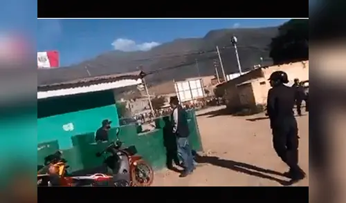 Manifestantes intentaban rescatar a compañeros que al inicio del paro fueron detenidos elpopular.pe