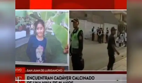 Ministerio Público abrió investigación por desaparición y muerte de niña de 11 años en SJL elpopular.pe