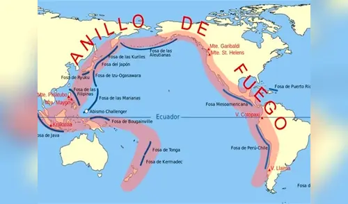 Sismólogos observan el Cinturón de Fuego del Pacífico por la serie de terremotos en el 2018 elpopular.pe