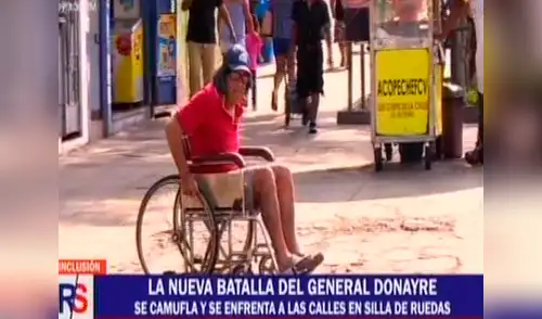 Congresista Edwin Donayre se disfrazó de discapacitado para vivir una dura experiencia elpopular.pe