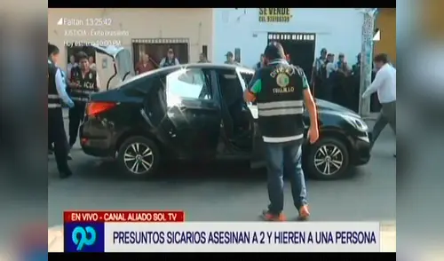 Sicarios habrían asesinado a dos personas en la plaza de Armas de Trujillo elpopular.pe