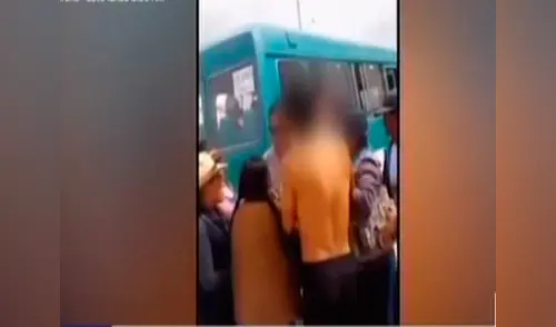 Cobradora de couster agrede a un adolescente por 20 céntimos en Arequipa elpopular.pe