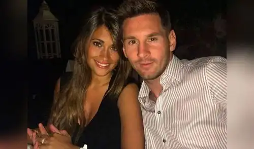 Antonella Roccuzzo y Lionel Messi. Fuente: Diez elpopular.pe