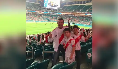 La hinchada peruana tomó el Hard Rock Stadium elpopular.pe