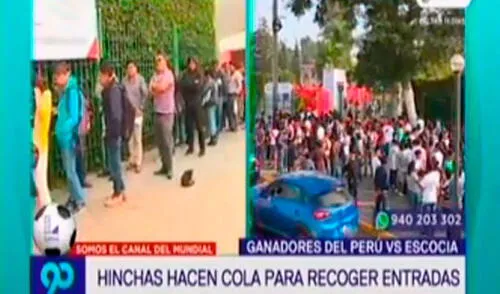Cientos de hinchas entusiasmados por el Perú-Escocia elpopular.pe