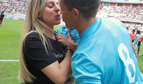 Gabriel Costa recibe el cariño de su bella esposa elpopular.pe