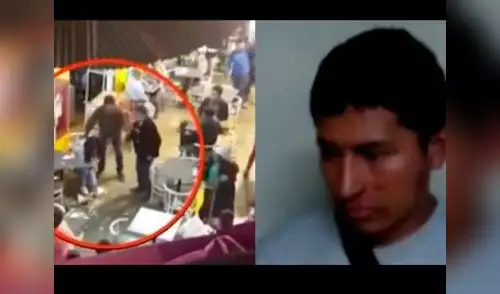 Cámaras grabaron momento de la agresión elpopular.pe