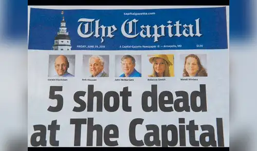 En su portada, el periódico publicó cinco fotografías de los trabajadores que fallecieron elpopular.pe