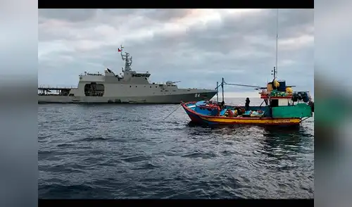Marina chilena señaló que se trata de una labor permanente que continuara en la zona elpopular.pe