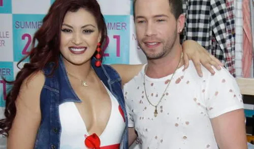 Michelle Soifer y Kevin Blow celebran un mes más de relación elpopular.pe