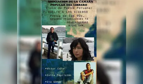 La poesía de los '90 se reunirá esta tarde en el Cercado de Lima elpopular.pe