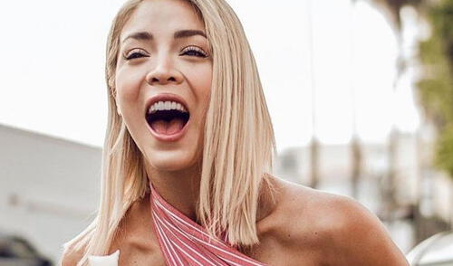 Sheyla Rojas se conmovió hasta las lágrimas al ver su vestido de novia elpopular.pe