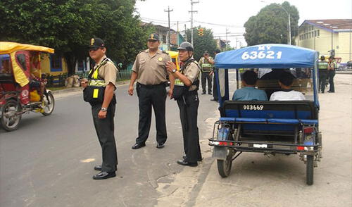Policía realizó un operativo elpopular.pe