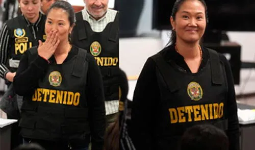 Keiko Fujimori apareció como ''detenida'' elpopular.pe