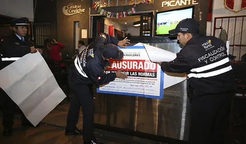 Fiscalizaron al menos 14 locales elpopular.pe