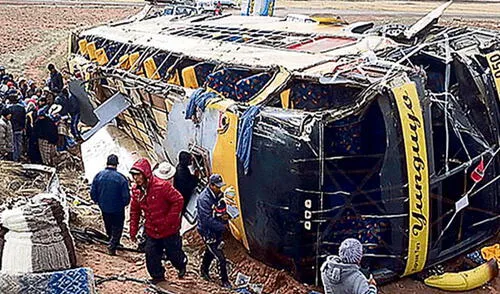 Poder Judicial dictó 9 meses de prisión contra el chofer del bus Julián Choquecota Jiménez que causó un accidente en Puno elpopular.pe