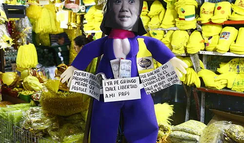 Keiko Fujimori es uno de los muñecos más vendidos por Año Nuevo elpopular.pe