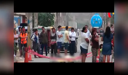 Cisterna mata a menor a pocos metros de su casa en Santa Clara elpopular.pe