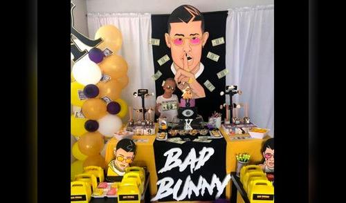 Niño tiene fiesta al estilo Bad Bunny y lo comparte en Facebook elpopular.pe