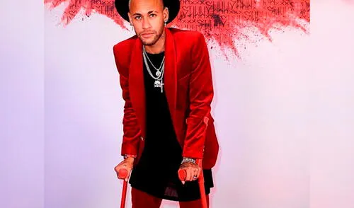 Neymar, con muletas, celebra sus 27 años en Paris elpopular.pe