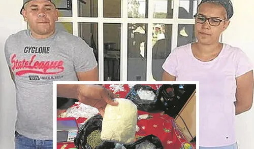 Policía detuvo a pareja de venezolanos que vendían droga en Ica elpopular.pe