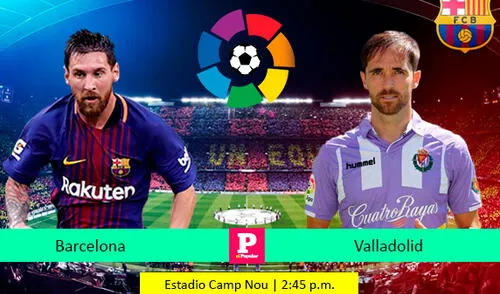 Sigue el Barcelona vs. Valladolid EN VIVO a través de El Popular elpopular.pe