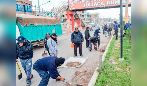 Ciento veinte exreclusos y sentenciados limpian Juliaca elpopular.pe