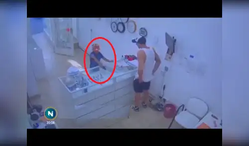 Escalofriante escena fue difundida en YouTube elpopular.pe