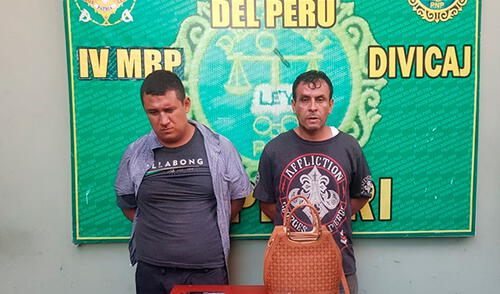 Sujetos fueron capturados luego de robar a una empresaria elpopular.pe